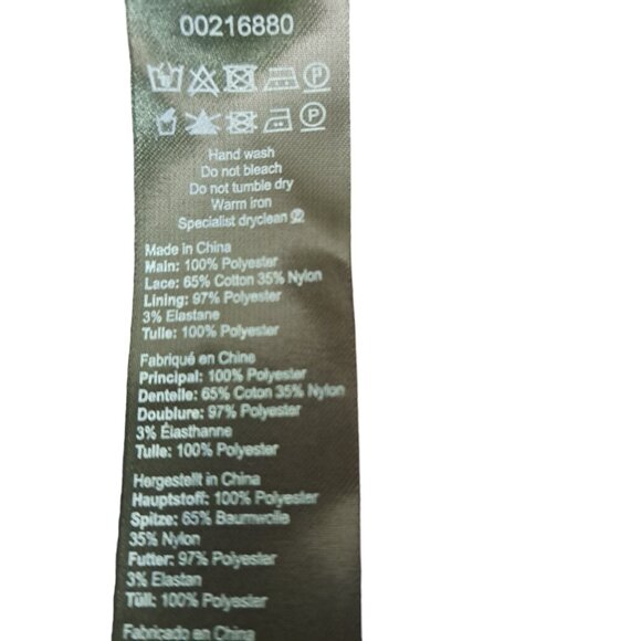 City Chic Ornate Dress - Black and Navy Size 18/M NWT - Picture 15 of 15